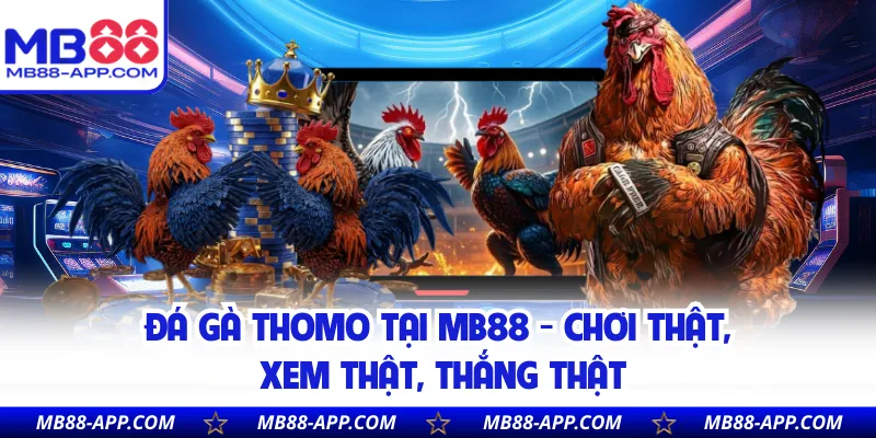 Đá Gà Thomo Tại MB88 - Chơi Thật, Xem Thật, Thắng Thật